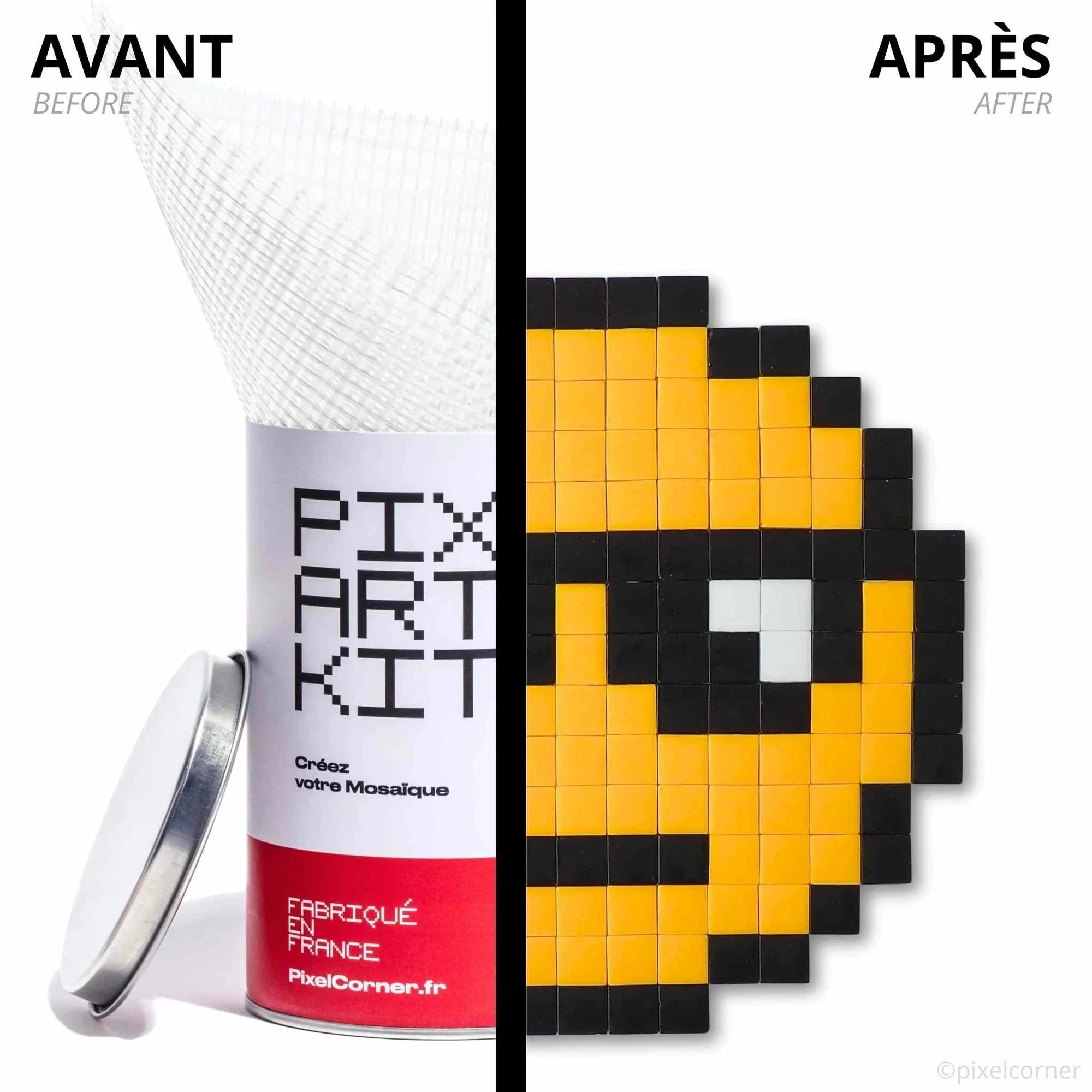 Emoji Lunette - Art kit mosaïque Pixel Corner 