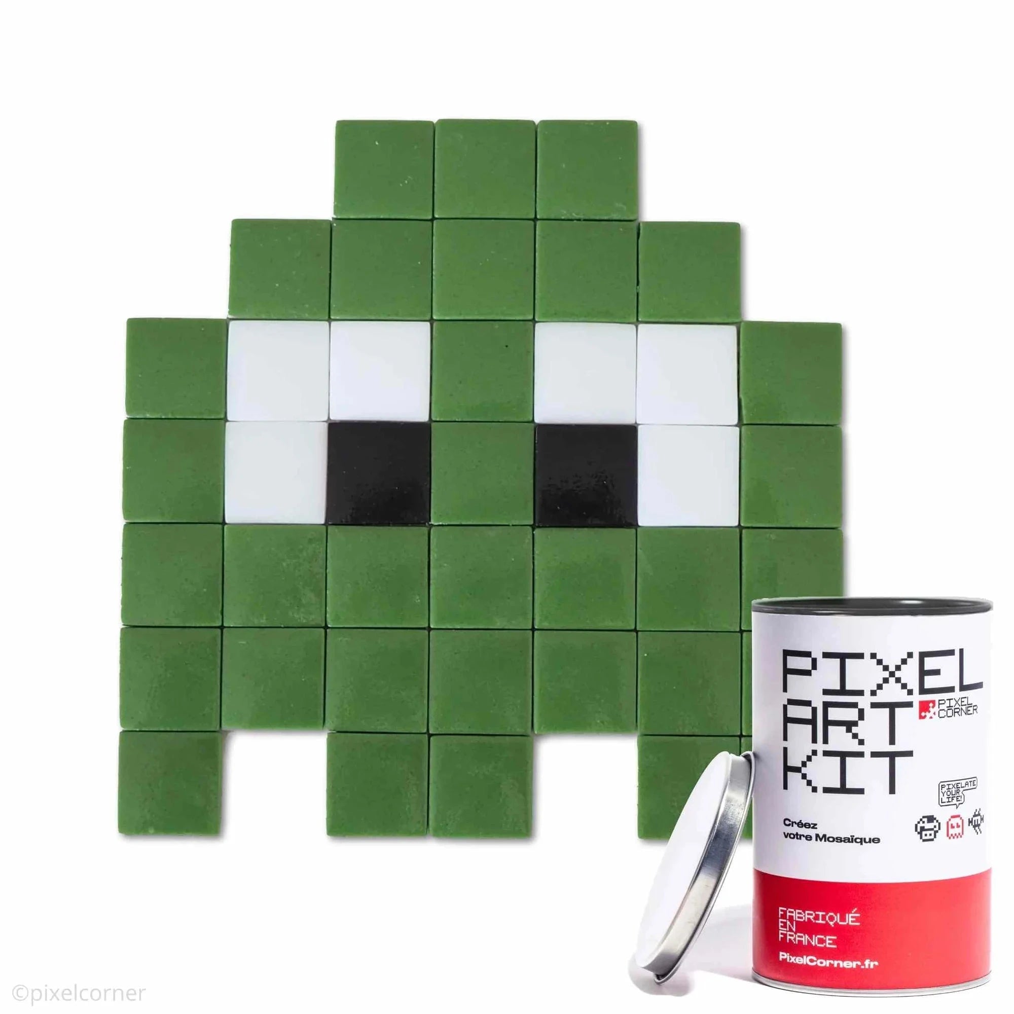 Gloomie - Art kit mosaïque Pixel Corner Vert Foncé 