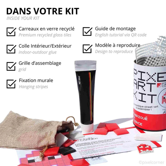 Pampa Run - Art kit mosaïque Pixel Corner 
