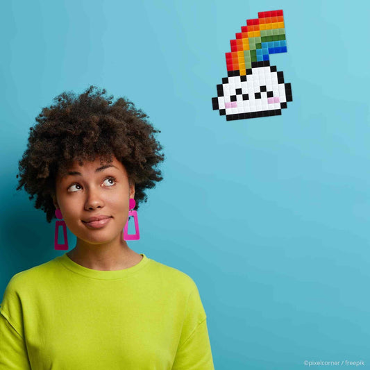 Rainbow Cloud - Art kit mosaïque Pixel Corner 