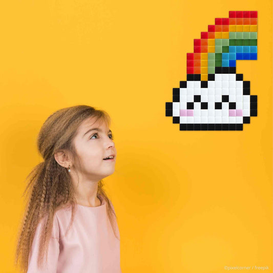 Rainbow Cloud - Art kit mosaïque Pixel Corner 