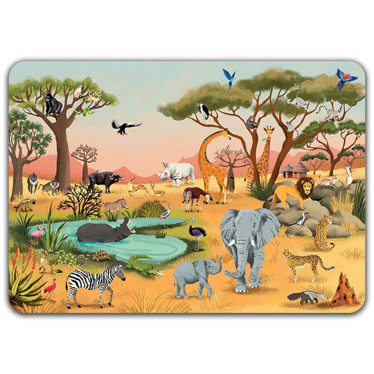 Savane - Set de table dorure Cartes d'Art 