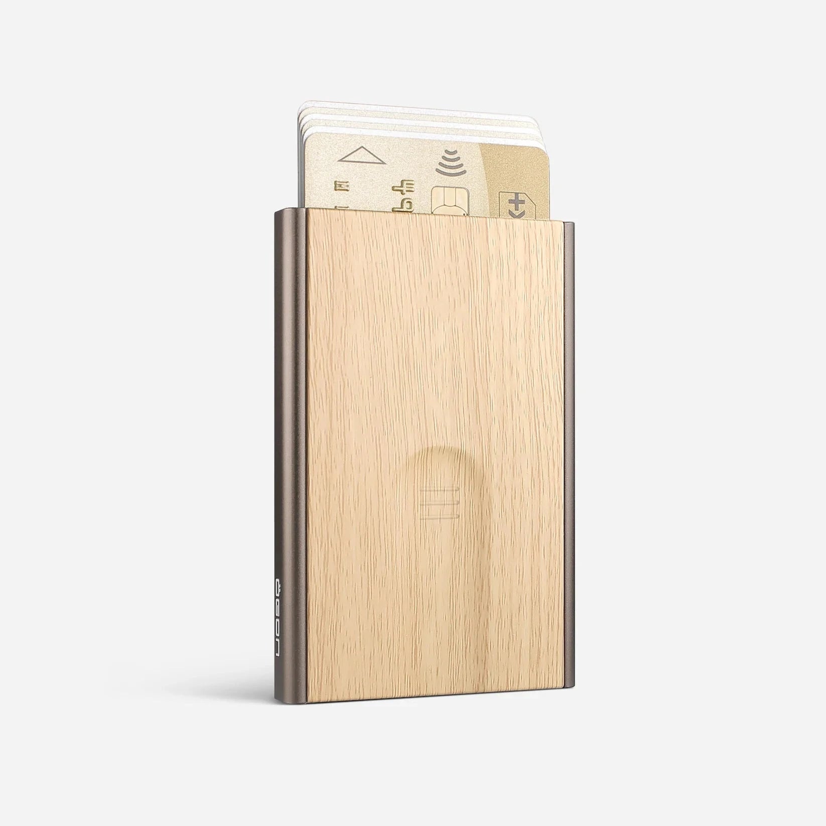 Slider - Porte-cartes automatique Ögon Effet Bambou 