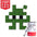 Tiny - Art kit mosaïque Pixel Corner Vert Foncé 