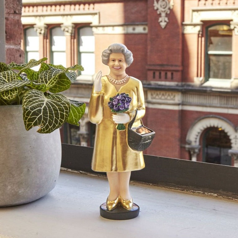 Solar Queen Gold Edition - Figurine solaire Kikkerland 